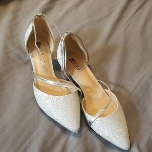 IDIFU Glittering Silver Heels